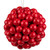 Berries Christmas Ball Ornament - 3.25" - Red - IMAGE 5