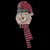 22" Lighted Snowman Wearing a Red Frosted Hat with Pine Christmas Tree Topper - IMAGE 6