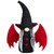 Bat Girl Gnome with Pigtails and Wings Halloween Figure - 17" - IMAGE 2