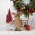 Whimsical Standing Moose with Plaid Scarf Christmas Decoration - 13" - IMAGE 2