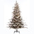 Pre-lit Full Flocked Aspen Fir Artificial Christmas Tree - 6.5’ - Clear Lights - IMAGE 1