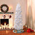 7.5' Pre-Lit Pencil Northern Fir Artificial Christmas Tree, Clear Lights - IMAGE 2