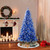 6.5' Pre-Lit Full Blue Artificial Christmas Tree, Clear Lights - IMAGE 2