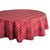 70" Red and Green Plaid Round Cotton Christmas Tablecloth - IMAGE 1