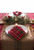 Plaid Round Cotton Christmas Tablecloth - 70" - Red and Green - IMAGE 6