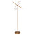 65" Brass Finish and Brushed Floor Lamp - IMAGE 2