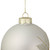 4" Gold and Silver Snowflake Glass Ball Christmas Ornament - IMAGE 3