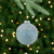 4" Silver and Blue Beaded Glass Christmas Ornament - IMAGE 2