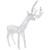 LED Color Changing Commercial Grade Acrylic Reindeer Outdoor Christmas Decoration - 46.5" - IMAGE 4