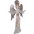 49.25" LED Lighted White and Gold Angel Christmas Decoration - IMAGE 4