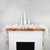 9' x 14" Pre-Lit White Alaskan Pine Artificial Christmas Garland, Warm White LED Lights - IMAGE 2