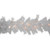 9' x 14" Pre-Lit White Alaskan Pine Artificial Christmas Garland, Warm White LED Lights