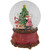 Santa and Mrs. Claus Decorating Christmas Tree Musical Snow Globe - 6" - IMAGE 3