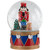 6" Nutcracker with Teddy Bear Musical Christmas Snow Globe - IMAGE 1