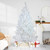Pre-Lit White Alaskan Pine Artificial Christmas Tree - 6.5' - Warm White LED Lights - IMAGE 1