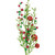 32" Green and Red Jingle Bells and Berry Artificial Glitter Christmas Spray - IMAGE 4
