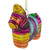 Piñata Donkey Bohemian Style Glass Christmas Ornament - 3.5" - IMAGE 5