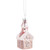3.25" Snow Covered Pink Church Glass Christmas Ornament - IMAGE 4