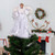 14" White Angel with Lighted Wings Christmas Tree Topper - IMAGE 2