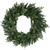 Real Touch™️Pre-Lit Artificial Blue Spruce Christmas Wreath - 24" - Clear Lights - IMAGE 1