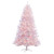 Pre-Lit Pink Northern Fir Artificial Christmas Tree - 6.5' - Clear Lights - IMAGE 1