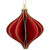 Glittered Onion Christmas Ornament - 4.25" - Red - IMAGE 4