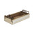 Set of 3 White Storage Crates with Side Metal Handles 15.25" - IMAGE 2