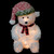 Lighted Snowy Polar Bear Outdoor Christmas Decoration - 21" - Warm White - IMAGE 3