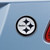 3" NFL Pittsburgh Steelers Chrome Emblem Exterior Auto Accessory - IMAGE 2