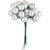 Shatterproof Ball Ornament Christmas Pick - 6.75" - Silver - IMAGE 1
