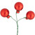 Red Shatterproof Ball Ornament Christmas Pick - 6.75" - Red - IMAGE 6