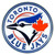 3.25" MLB Toronto Blue Jays 3D White Metal Emblem Exterior Auto Accessory - IMAGE 1