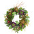 Mixed Succulent and Pomegranate Artificial Wreath, 24-Inch - IMAGE 1