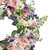 Mixed Floral and Fern Artificial Spring Wreath, 24-Inch - IMAGE 4