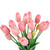 Real Touch™ Pink Artificial Tulip Floral Bundles, Set of 6 - 18" - IMAGE 3
