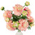 Real Touch™ Dusty Pink Artificial Dahlia  Floral Sprays, Set of 6 - 23"