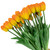 Real Touch™ Orange and Yellow Artificial Tulip Floral Bundles, Set of 6 - 18" - IMAGE 6