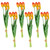 Real Touch™ Red and Yellow Artificial Tulip Floral Bundles, Set of 6 - 18" - IMAGE 1
