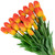 Real Touch™ Red and Yellow Artificial Tulip Floral Bundles, Set of 6 - 18" - IMAGE 6