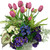 Real Touch™ Purple Artificial Tulip Floral Bundles, Set of 6 - 18" - IMAGE 3