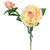 Real Touch™ Cream and Pink Artificial Rose Stems, Set of 6 - 26" - IMAGE 5