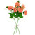 Real Touch™ Coral Orange Artificial Lotus Floral Sprays, Set of 6 - 25" - IMAGE 4