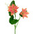 Real Touch™ Coral Orange Artificial Lotus Floral Sprays, Set of 6 - 25" - IMAGE 5