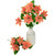 Real Touch™ Coral Orange Artificial Lotus Floral Sprays, Set of 6 - 25" - IMAGE 6