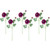 Real Touch™ Mulberry Purple Dahlia Artificial Floral Sprays, Set of 6 - 23" - IMAGE 1