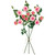 Real Touch™ Coral Pink Artificial Rose Floral Sprays, Set of 6 - 35" - IMAGE 4