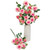 Real Touch™ Coral Pink Artificial Rose Floral Sprays, Set of 6 - 35" - IMAGE 5