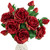Real Touch™ Red Artificial Rose Stems, Set of 6 - 26"