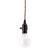 122" Black and Brown Dimmable Ceiling Light Fixture - IMAGE 4