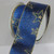 Navy Blue and Gold Star Wired Craft Ribbon 3" x 20 Yards - IMAGE 1